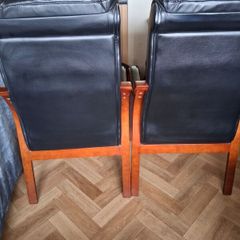2 Fireside Armchairs .