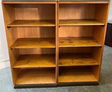 Solid Oak Shelves - 2 stacks