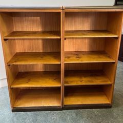 Solid Oak Shelves - 2 stacks