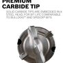 Bosch SDS Max 25mm x 500mm Speed Clean Masonary Bit Image 4