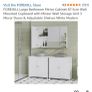 Wall mounted mirror bathroom cabinet Image 3