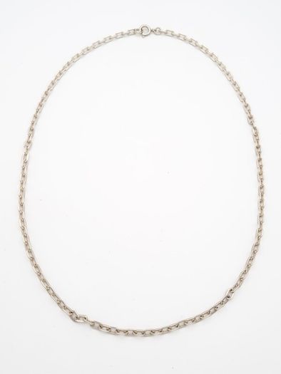 Vintage Signed 925 Sterling Silver Anchor Link Chain, Full British Hallmarks 1977