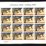 2008 Ireland Christmas Commemorative Stamps Sheetlet Plate 1A1A1A1A Fine Used with Dublin CDS cancel of 7th November 2008 (First day of issue) Image 3