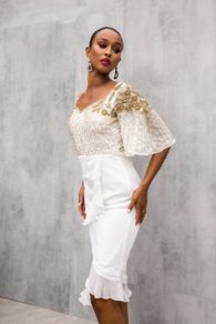 Virgos lounge Lina Embellished Dress