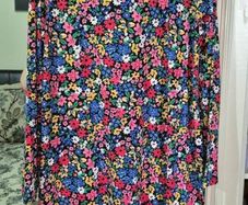 F&F Long Floral Tunic/Dress , UK 18/46 , Excellent Condition