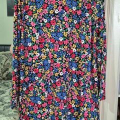 F&F Long Floral Tunic/Dress , UK 18/46 , Excellent Condition