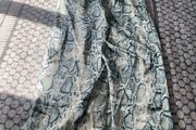 Snake print maxi dress