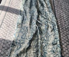 Snake print maxi dress