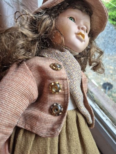 Vintage Irish Doll with Fizzy Hair.