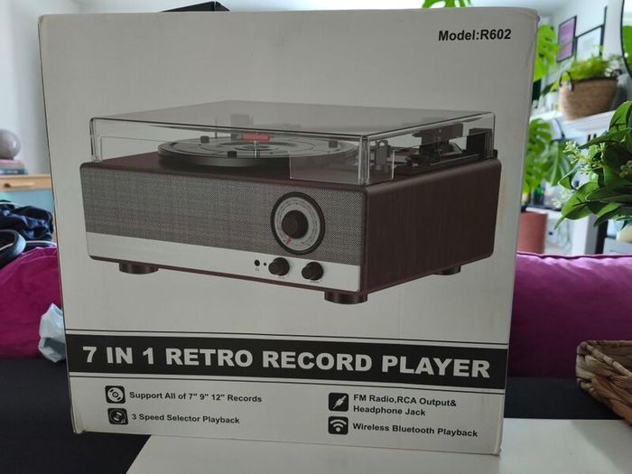 7 in 1 Retro Record Player
