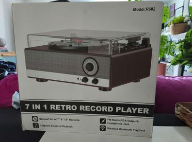 7 in 1 Retro Record Player