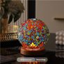 Morocco Night Lamp Glass Mosaic Image 2