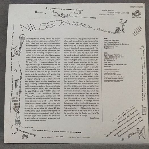 Harry Nilsson - Aerial Ballet      CD