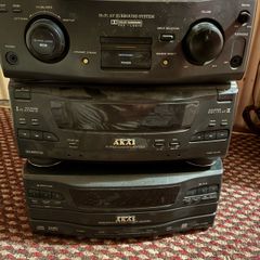 VINTAGE Akai hifi av surround system