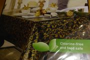 Kitchen PVC Oil Cloth Tablecloth 130 x 160 cm