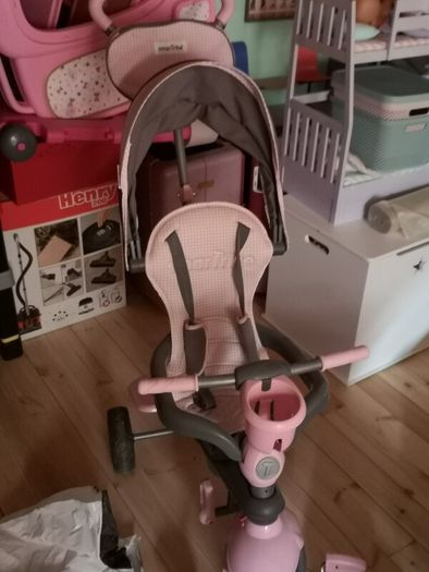 girls pink smart trike