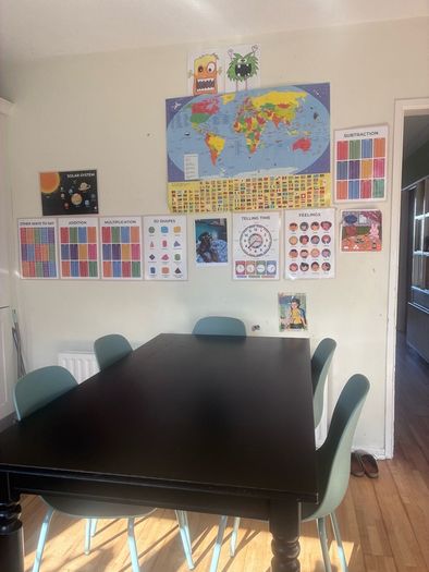 dining table and 6 chairs