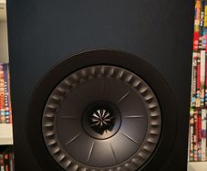 Kef Q350 speakers with Kef stands