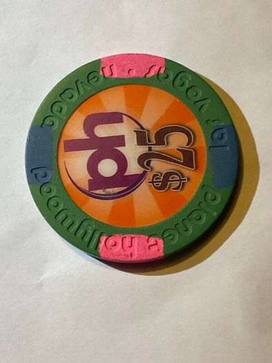 4x Authentic Las Vegas Casino Chips - Planet Hollywood - Inc Rare Stomp Out Loud 5