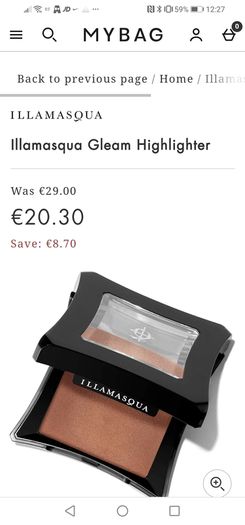 New illamasqua highlighter
