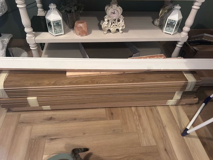 Wooden floor boards