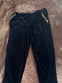 Brand new Emery Rose Navy velvet pants size 1X UK20 EU48 Postage included