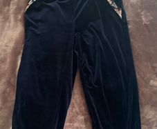 Brand new Emery Rose Navy velvet pants size 1X UK20 EU48 Postage included