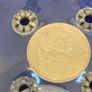 Vatican 1936 Gold Coin 100 Lire Low Mintage 8239 + 2 Silver Coins Image 4