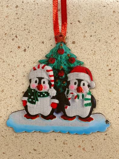 Christmas tree decorations / 4 styles / can be personalised