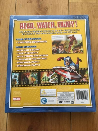 Avengers Book and DVD Brand New