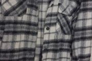 Zara Black &amp; White Checked Shacket