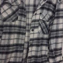 Zara Black & White Checked Shacket