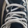 Converse shoe Comme Des Garcons Play Chuck Taylor All Star High Hidden Heart SIZE 5 Image 6