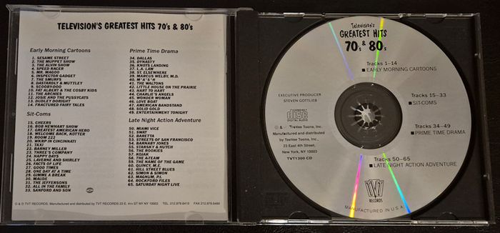 Television's Greatest Hits 70's & 80's - CD
