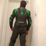 Mens "L" Size Motorbike Suit Motorcycle Biker Race Leather Suits MOTOGP CE Safe Image 7