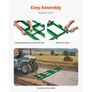 Drag Harrow, 8 ft Heavy Duty Tow Behind Drag Harrow with Adjustable Bars & 72 in Chain, Driveway Grader Landscape Rake for ATV, UTV Image 6