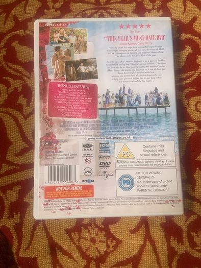 Mama Mia The movie dvd