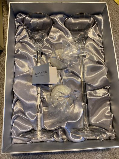 Dolce Verre set of 2 Candlestick Holders