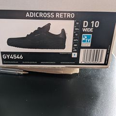 Adidas mens golf shoes Adicross Retro Black GY4546 size 10