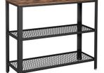 Hallway Table with 2 Mesh Shelves - Free Delivery Nationwide