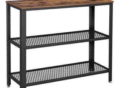 Hallway Table with 2 Mesh Shelves - Free Delivery Nationwide