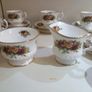 Beautiful Vintage 20 Piece Tea Set by Elizabethan  "English Garden", Fine Bone China Image 6