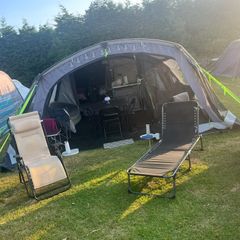 Kampa Studland 8 Classic (Polycotton) Air Tent + Polycotton Air Canopy Extension + Mesh Vestibule