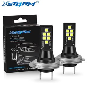 2X H7 LED Lamp Super Bright 12 3030SMD Car Fog Lights 12V 24V 6000K White Driving Running Led H7 Bulbs
