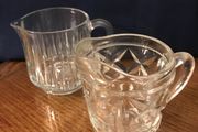 Two Vintage Glass jugs