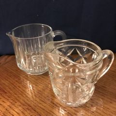 Two Vintage Glass jugs