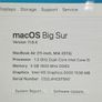 Apple Macbook Air, A1465, 11" Core i5 1.3GHz, 4GB RAM, 128GB SSD, Mid 2013 Image 7