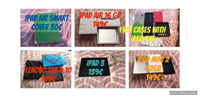 Ipad Air, ipad MINI 2 , ipad 3 . Lenovo