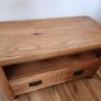 Solid Oak TV Stand Image 2