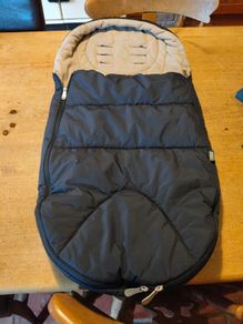 Mamas & Papas black Footmuff,  "Cosy Toes".